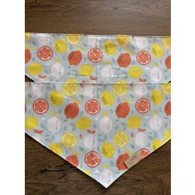 Citrom mintás kendő - M méret
