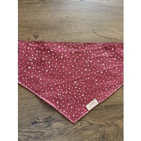 Terrakotta pöttyös kendő - M méret