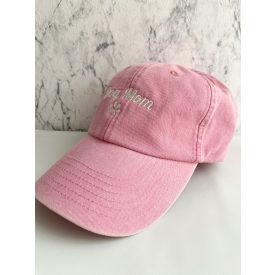 Dog Mom baseball sapka - rózsaszín