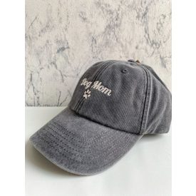 Dog Mom baseball sapka - fekete