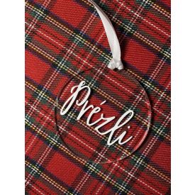 Kör alakú karácsonyfa dísz, saját névvel