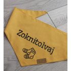 Zoknitolvaj kutya kendő