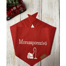 Morzsaporszívó kutya kendő