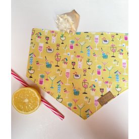 Koktél mintás kutyakendő