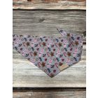 Szürke mézeskalácsos kutyakendő