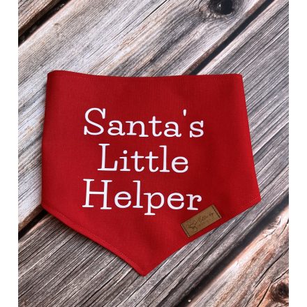 Santa’s little helper kutya kendő