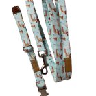 Tacskó mintás nyakörv - kék