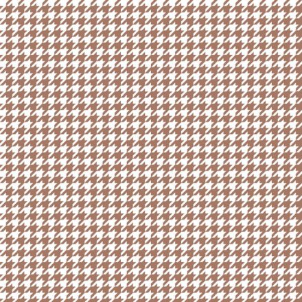 Bézs tyúklábmintás nyakörv