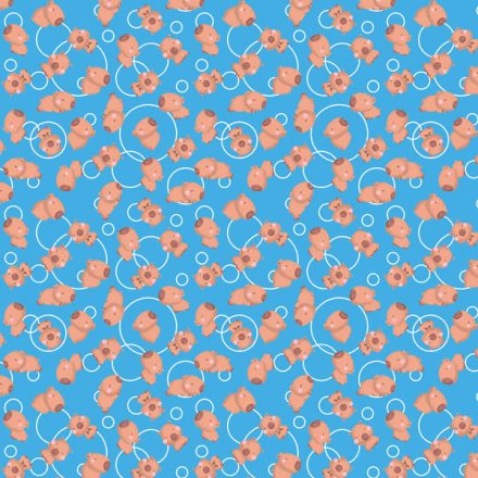 Kék cabybarás nyakörv