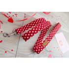 Apró szív mintás póráz