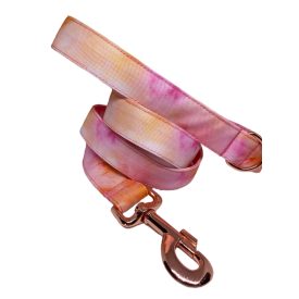 Barack, rózsaszín foltos kutya póráz