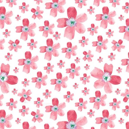 Pink virágok póráz