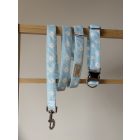 Babakék margarétás póráz