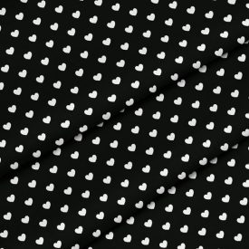 Fekete, fehér szívecskés póráz